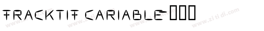 fracktif cariable字体转换